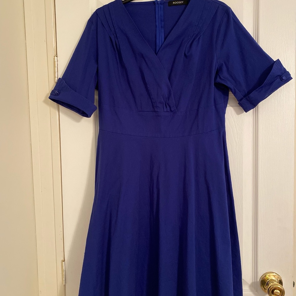 Rooster Royal Blue Dress
